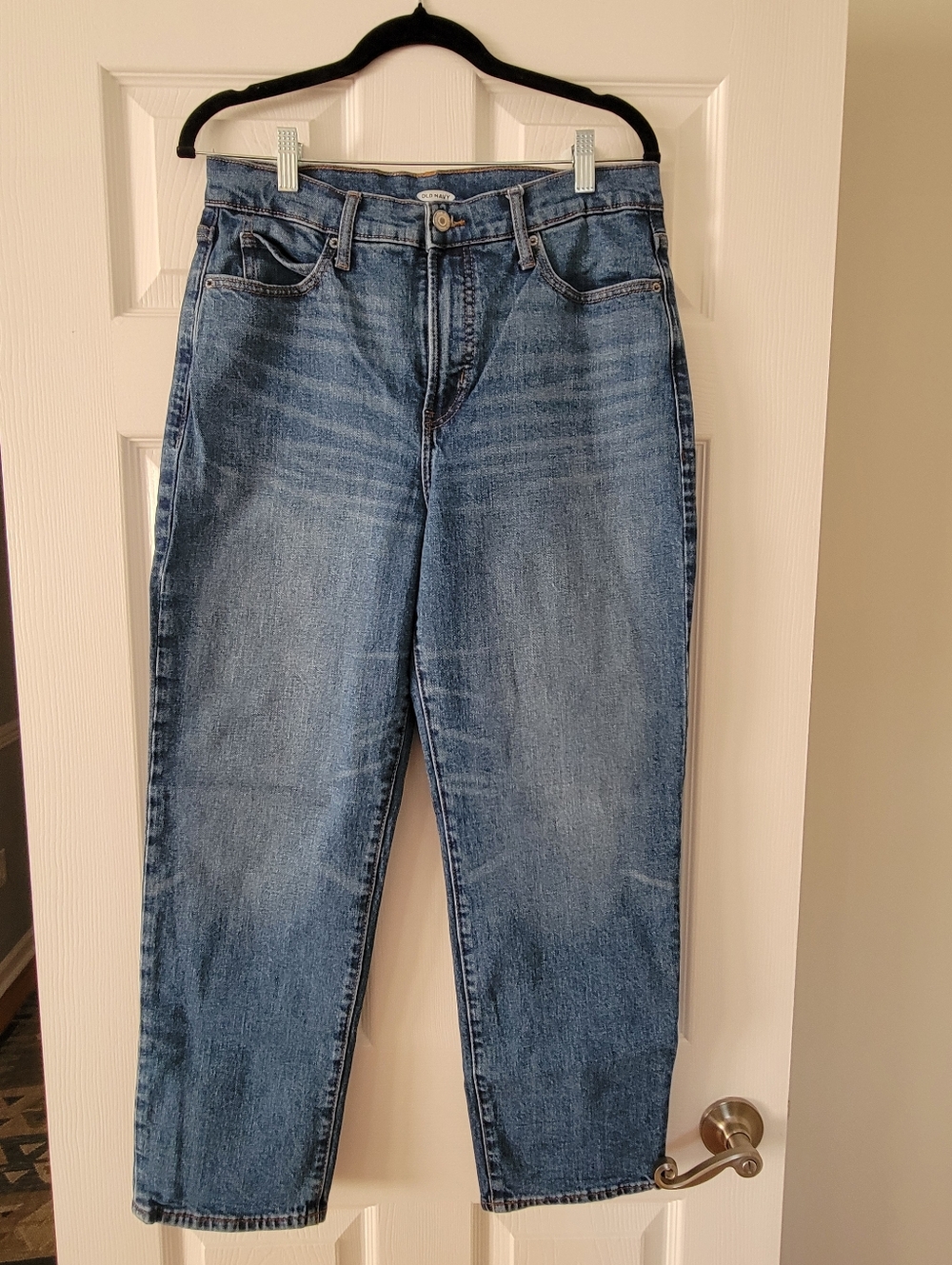 Womens Size 10 Old Navy Loose Relax Tulip Jeans - Classic Straight Fit
